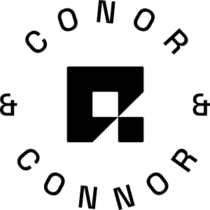 Conor & Connor co-founder stamp